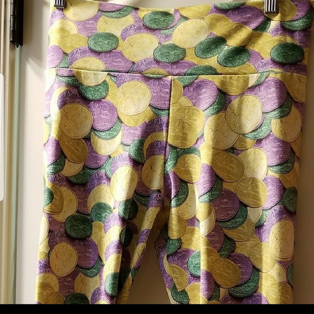 Mardi Gras leggings